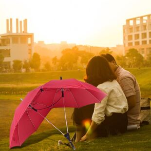 2020 Fashion Creative Couple Umbrella Large Windproof Umbrel