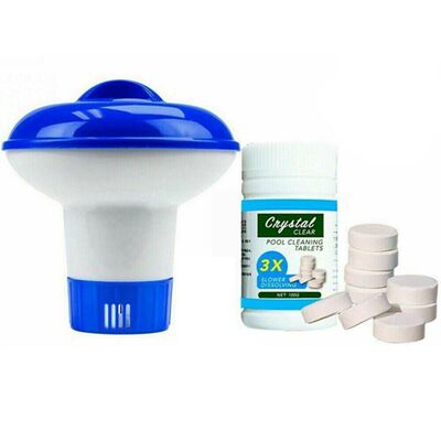 100G Swimming Pool Cleaning Tablet Floating Chlorine Hot Tub