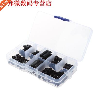 160 stks M3 Nylon M-F Hex Spacers Moer Assortment Kt Stand