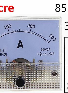 1PCS 85L1 300A AC Panel Meter Analog Panel Ammeter Dial Curr