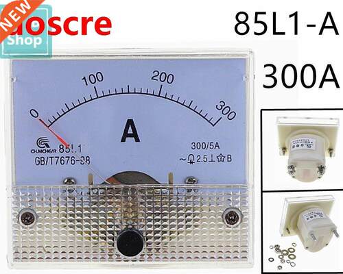 1PCS 85L1 300A AC Panel Meter Analog Panel Ammeter Dial Curr