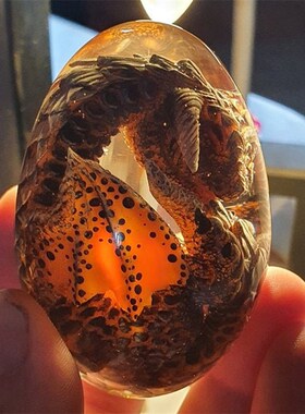 Lava Dragon Egg Ornamental Collection Decor Dinosaur Egg Sta