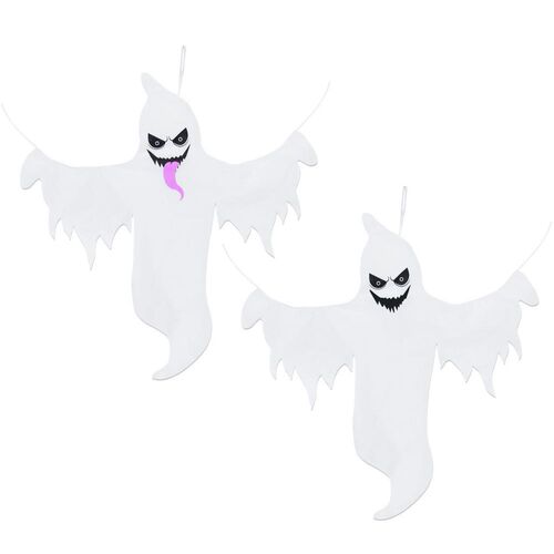 2PCS Halloween Ghost Windsocks Halloween decor Outdoor