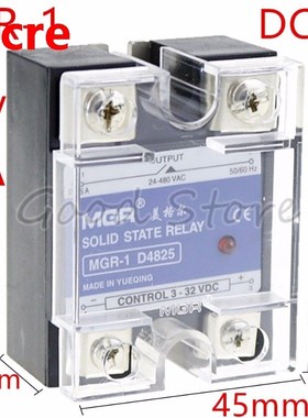 SSR 25A MGR-1 D4840 Load voltage 24-480V DC Control AC Singl