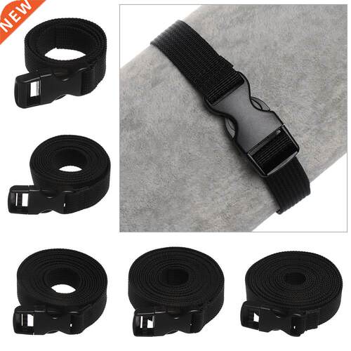 Black Durable Nylon 0.5~3M Travel Tied Cargo Tie Down Luggag