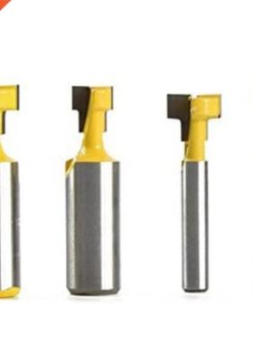 4pcs/set T-Slot Milling Cutters 2pcs 1/2 shank router bit +2