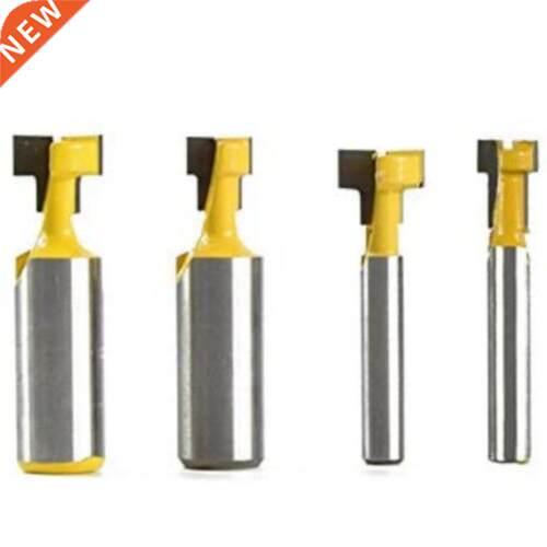 4pcs/set T-Slot Milling Cutters 2pcs 1/2 shank router bit +2