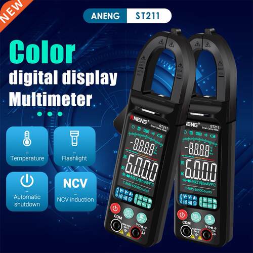 ST211 Digital Clamp Meter DC/AC Current 6000 Counts Multimet