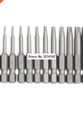 12pcs 1/4 Inch 50mm T5-T40 Torx Screwdriver Bits Kit 07NOV