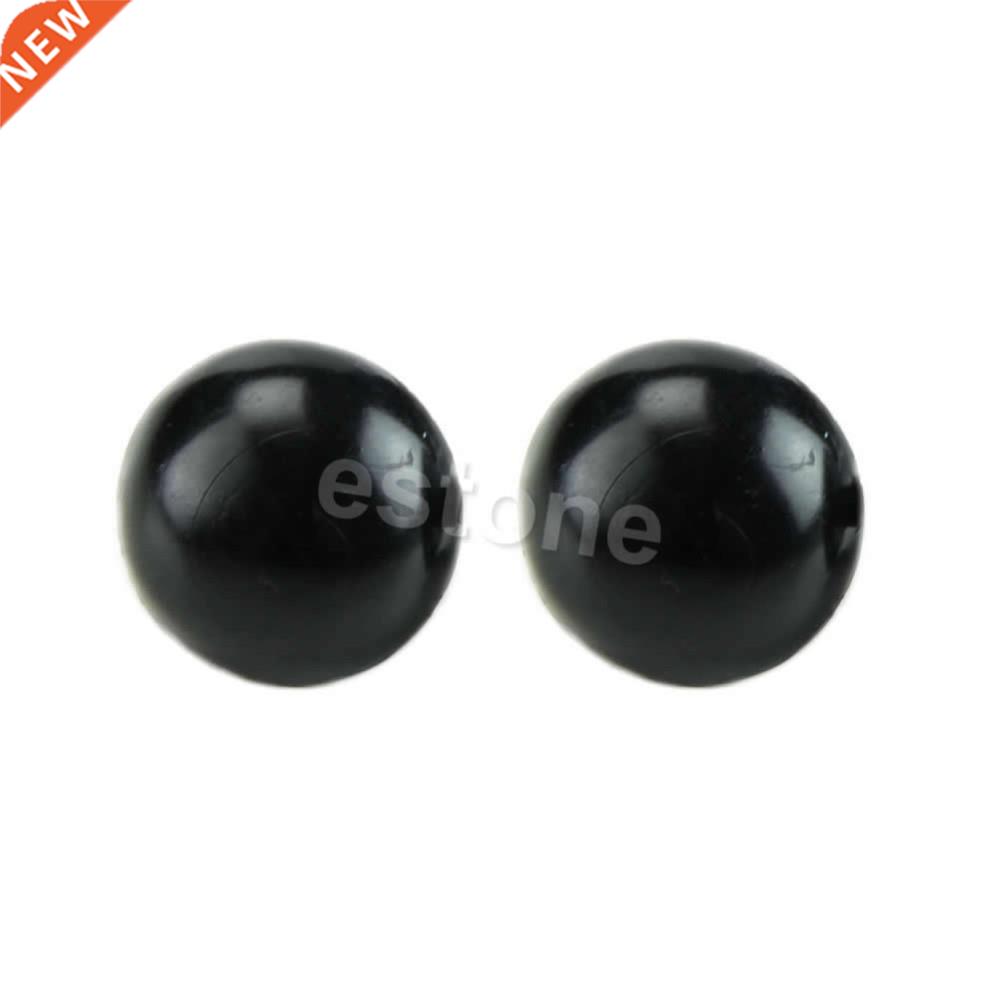 HBB 20pcs/Set 6-20mm Lovely Black Plastic Safety Eyes For Te