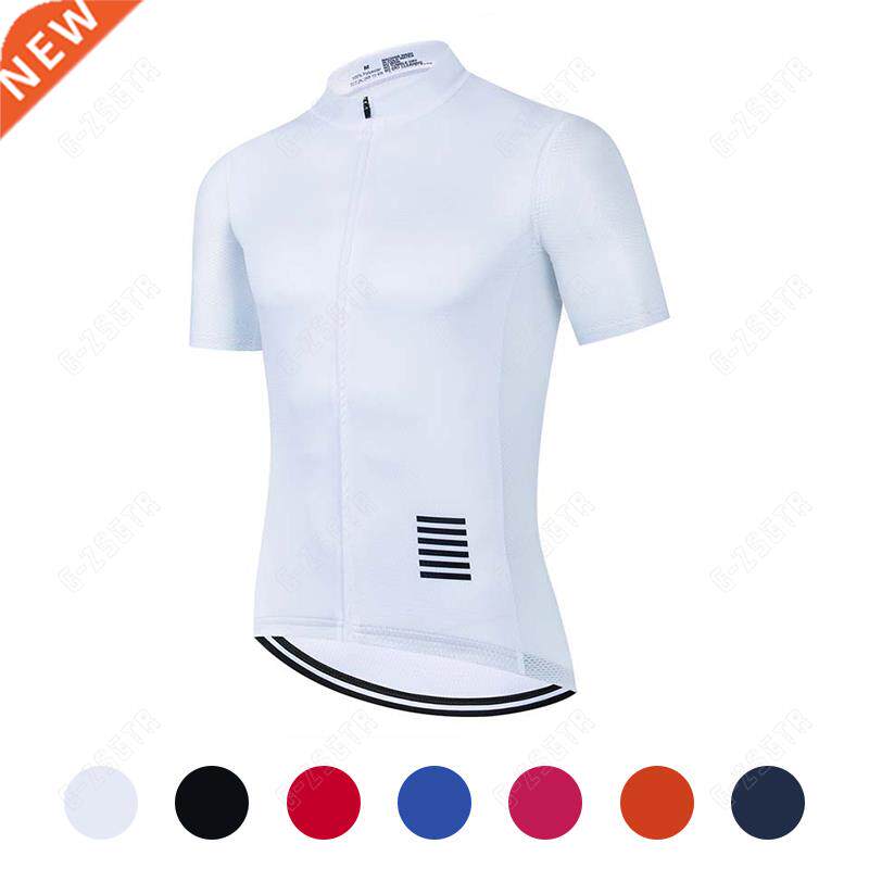 Men Cycling Jersey White Cycling Clothing Quick Dry Bicycle图片
