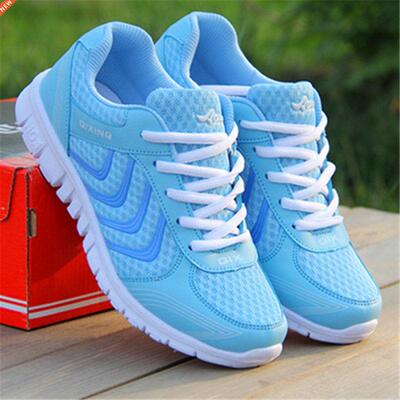 Fast delivery Women casual shoes fashion breathable mesh lac