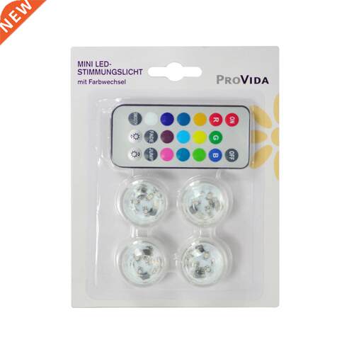 3CM RGB Mini Submersible LED Light with Remote Controller CR
