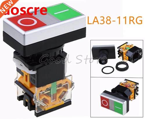 1PCS LA38-11DRG LA38-11RG 22mm Automatic Reset Button Push B