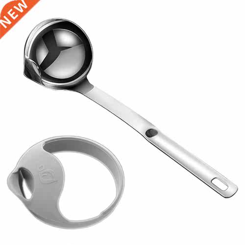 Stainless Steel Scoop Filter Grease Spoon Colander Spoon Sou