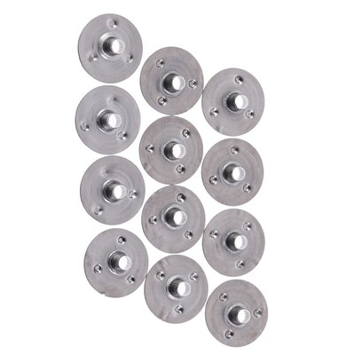 100pcs/lot 12.5*2.5mm Waxed Candle Wick Metal Sustainers Can