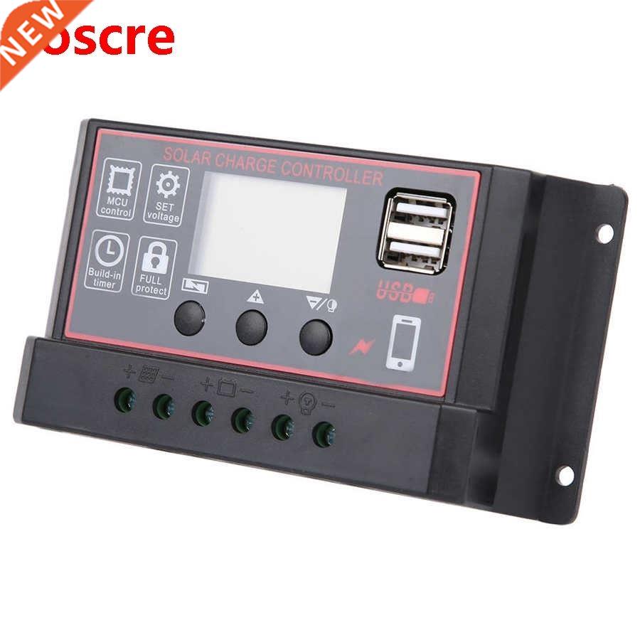 40A 12V 24V Auto Solar Charge Controller LCD USB 5V Output P