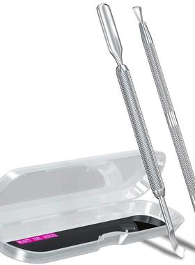 Metal Spoon Cuticle Pusher Set For Manicure Gel Polish Pushi