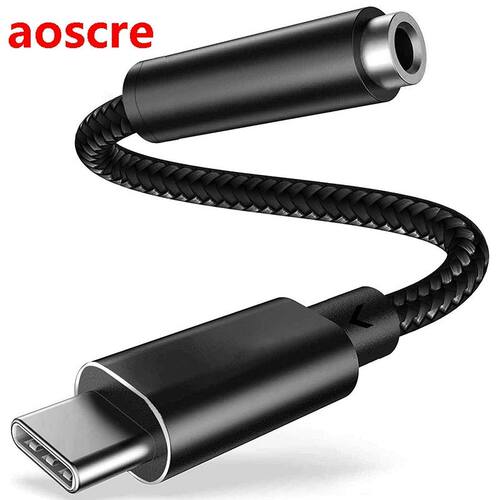 USB Type C to 3.5mm Headphone Jack o Adapter Cable, for Sams