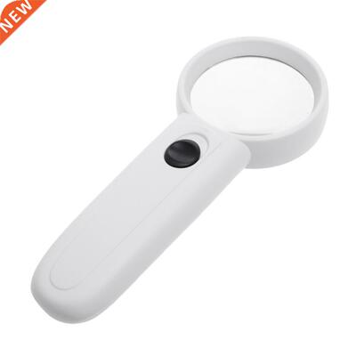 50mm Diameter Hand Glass Loupe Hold 5x Multiple Magnifying W