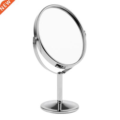 *16cm Mini Dual Side Mirror Normal Magnifying Oval Mirror wi