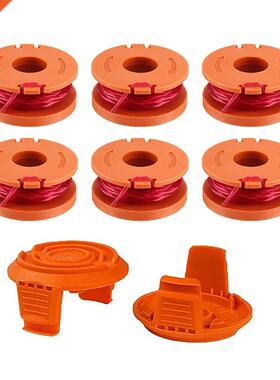 6Pcs WA0010 Replacement Spool Line for Grass Trimmers and 2P