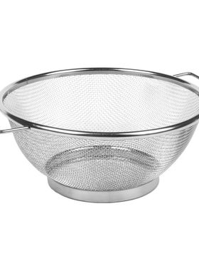 Stainless Steel Fine Mesh Strainer Bowl Drainer Vegetable Si