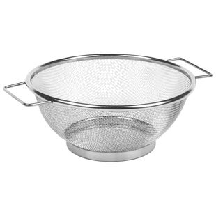 Stainless Steel Fine Mesh Strainer Bowl Drainer Vegetable Si