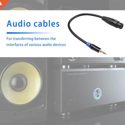 3.5mm Male to XLR Fale Audio Cable Adapter for Cannon Ster