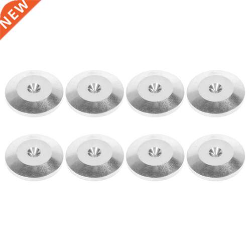 8 Pcs 25x5mm Universal Aluminum Alloy Speaker Spikes Pads Sp