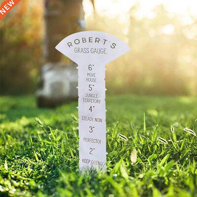 Stainless Steel Grass Measurer Grass Gauge Gardening Weeding