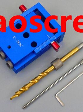 Woodworking Oblique hole locator Pocket Hole Jig Kit Set Hol