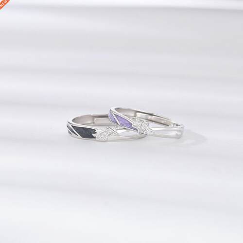 2021 Drop Shipping Cute Romantic Style Unicorn Couple Rings