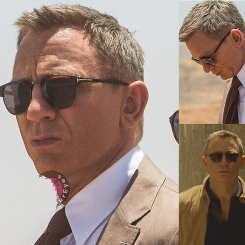 2020JamesBond Men's sunglasses brand Designer sunglasses Wo