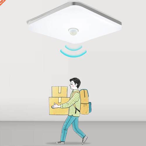 PIR LED Ceiling Light AC85-265V 9W 24W 36W Cold Warm White M