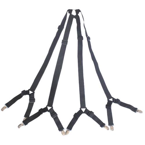 One set Crisscross Adjustable Bed/Fitted Sheet Straps Suspen