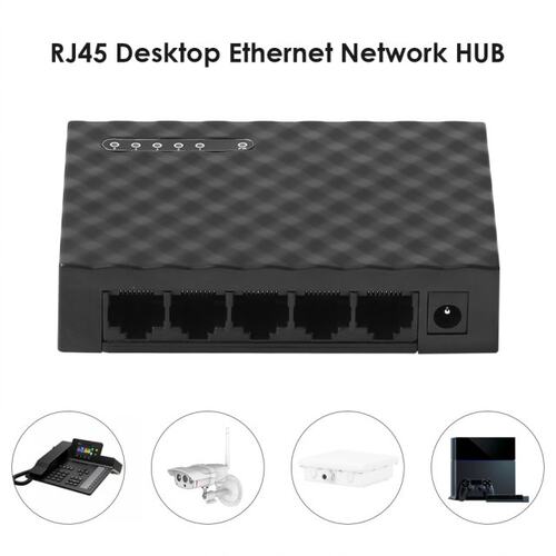 5 Port Gigabit Switch 10/100/1000Mbps Mini Desktop Switch RJ