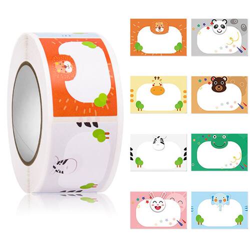 00-50PCS Christmas Snowman Adhesive Labels Stickers Gift N