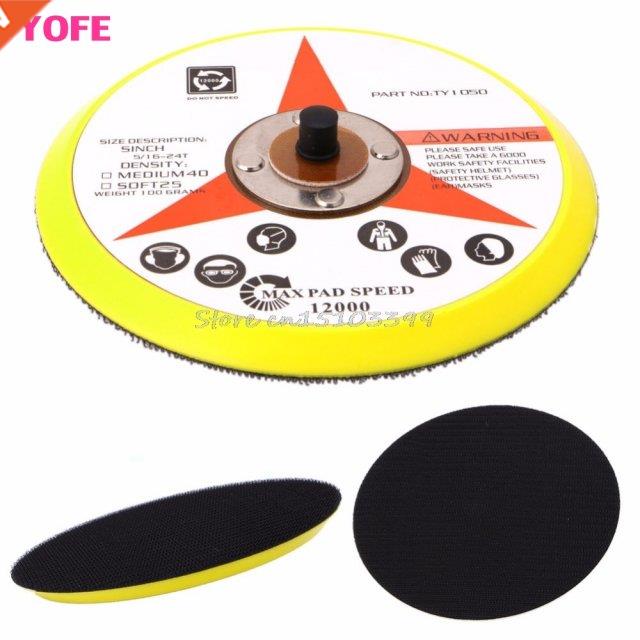 Polishing Snder Bcker Plte Npping Hook Loop Snding Disc