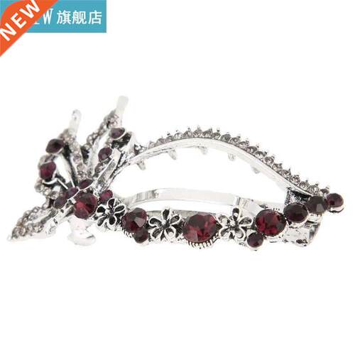 Hair Barrette Durable Beautiful Rhinestone Hair Clip Exquisi