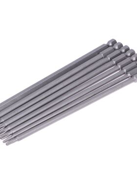 100mm Long 1/4 Inch Hex Shank Torx Set 8 Sizes T8 T10 T15 T2