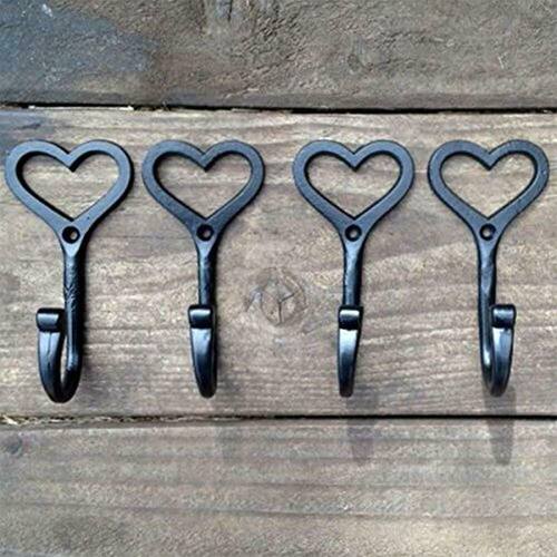 1pc/4pc Iron Decorative Vintage Hat Bedroom Home Wall Mounte