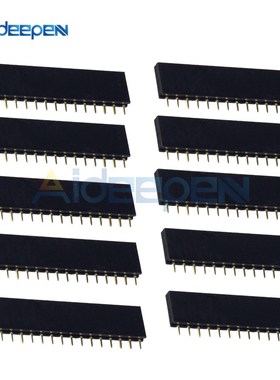 10Pcs 1X15 15Pin 2.54mm Pitch PCB Female Pin Header