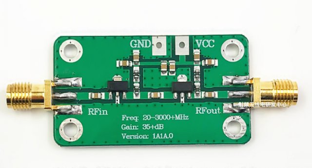 Radio frequency, wideband, low noise amplifier, LNA (20-000
