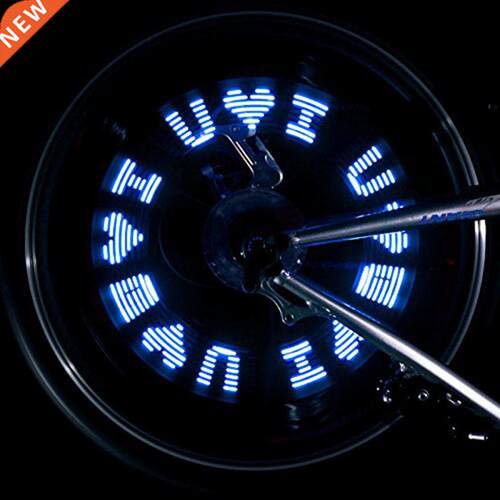 Waterproof LED Letter Flash Wheel Tyre Valve Light for Car B