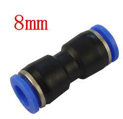 50 pcs PU8 PU Union Straight Air Fitting PU-08 Pneumatic 8MM