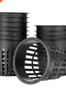 15 Pack 4 Inch Net Cups Slotted Mesh Wide Lip Filter Plant N