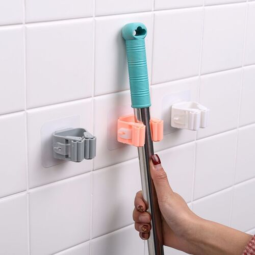 Wall Mounted Mop Organizer Holder Brush Broom Hanger Home St