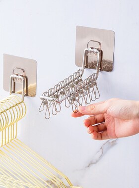 Wall-Mounted Hanger Storage Rack Bedroom Balcony Living Room