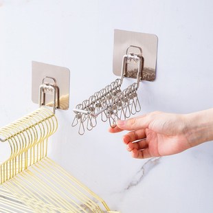 Wall-Mounted Hanger Storage Rack Bedroom Balcony Living Room